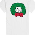 thumbnail image 3 of Peanuts - Snoopy Wreath - Men's Short Sleeve Graphic T-Shirt, 3 of 6