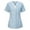 Z#4 Blue, variant on TAIAOJING Women's Scrub Top ShirtShort SleeveCasualStylish Top Shirts