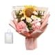 thumbnail image 3 of Ramo de flores de ganchillo para regalo, flores artificiales de punto, 35 x 27 cm, bendición eterna Rosa, 3 of 9