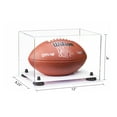 thumbnail image 2 of Deluxe Clear Acrylic Football Display Case with Black Risers and White Base (A004-BR), 2 of 2