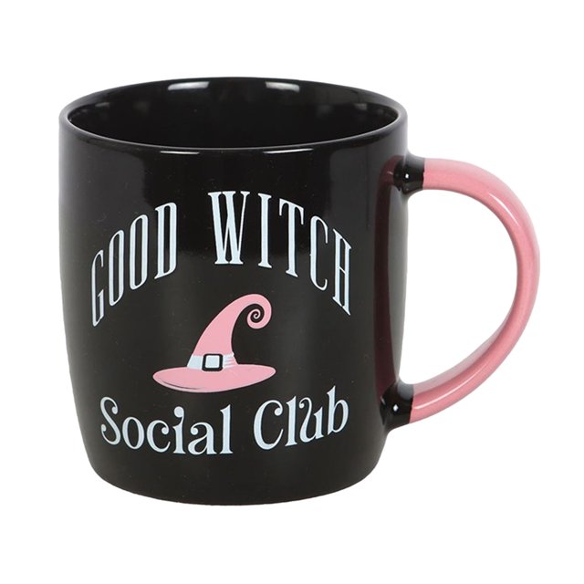 Something Different Good Witch Social Club Mug and Coaster Set