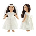 thumbnail image 1 of Doll Clothes Emily Rose, precioso vestido de novia de 18 pulgadas, 1 of 9