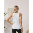 thumbnail image 2 of Womens Summer Tank Tops Crewneck Sleeveless Shirts Tanks Slim Fitted Casual Basic Tee Shirt, 2 of 6