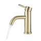 thumbnail image 1 of Mezclador de lavabo Grifo de lavabo de agua fría y caliente Mezclador de lavabo de oro cepillado JM, 1 of 5