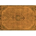 thumbnail image 1 of Ahgly Company Indoor Rectangle Abstract Orange Modern Area Rugs, 5' x 8', 1 of 4