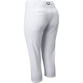 thumbnail image 3 of Evoshield Women's Standout High Rise Fastpitch Softball Pant White XL, 3 of 4