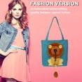 thumbnail image 1 of Bolsa Lion Pattern Cat Dog Carrier Bags de viaje saliente de lona suave para amantes de las mascotas Ndcxsfigh Para Estrenar, 1 of 5