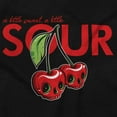 thumbnail image 2 of Cherry Skulls Little Sweet and Sour Crewneck T Shirts Boy Girl Teen Brisco Brands S, 2 of 5