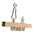 thumbnail image 1 of Letrero de baño para mujer, letreros para puerta de baño, pegatinas de pared, letrero de baño, símbolos de baño, para decoración de negocios, cafeterí, 1 of 8