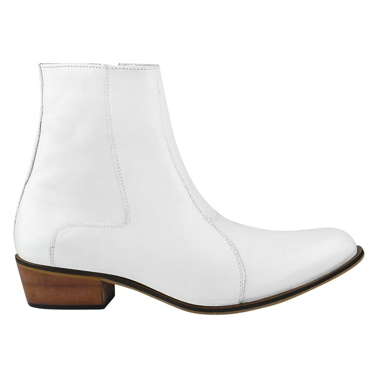 Mens white chelsea boots hotsell