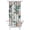 Floral and, variant on Hawaiian Paradise Shower Curtain - Coastal Boho Waterproof Bathroom Drapes, 36x72 Inch Machine Washable Quick-Dry Fabric with Metal Grommets, Elegant Beachy Hotel Decor