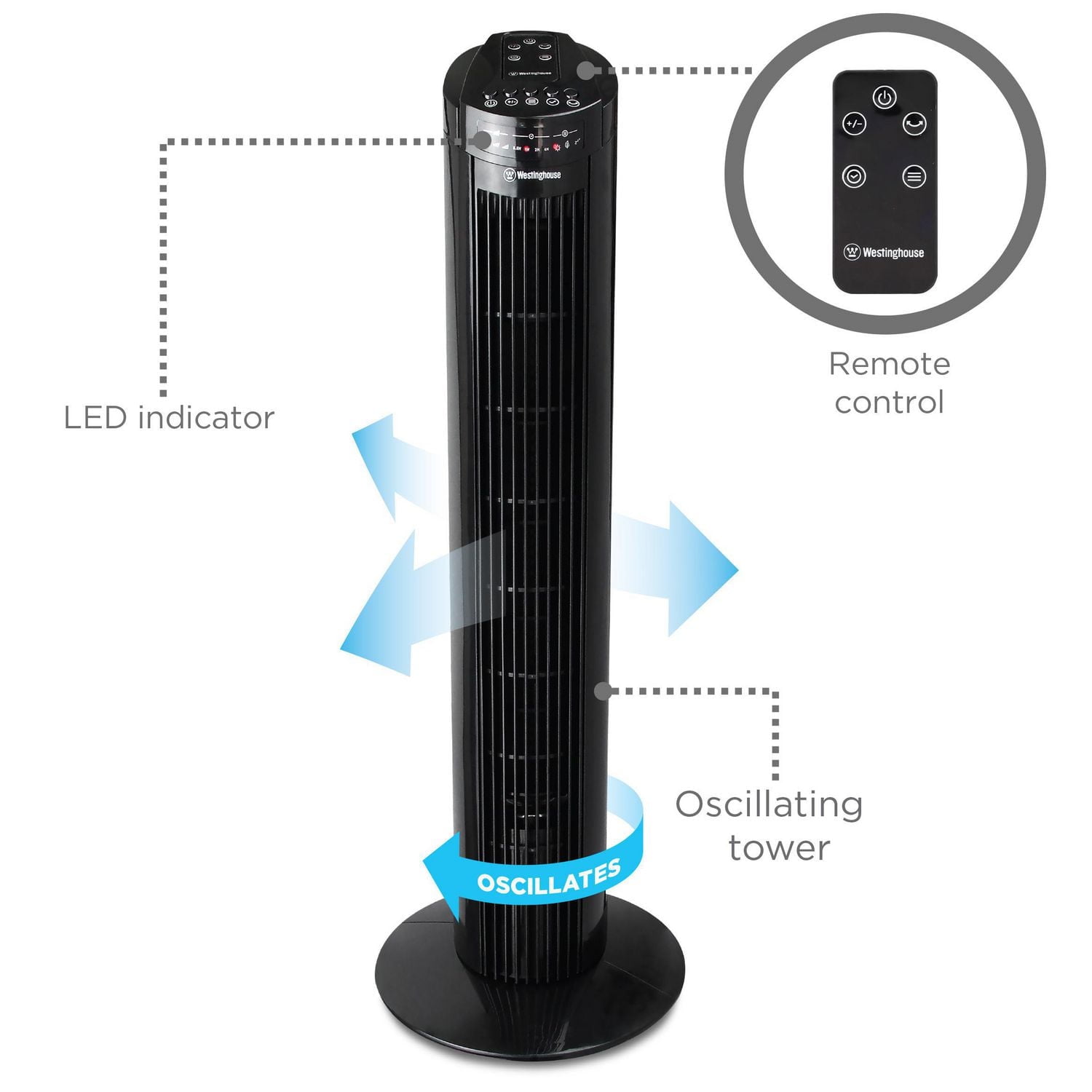 Westinghouse 29" Oscillating Tower Fan