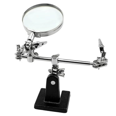 Lixada Helping 3rd Hand Soldering Iron Hobby Tool Vise Clamp Magnifying Glass Electricians Tool