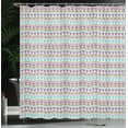 thumbnail image 3 of Ambesonne Animal Shower Curtain, Tribal, 69"Wx84"L, Pearl Multicolor, 3 of 4