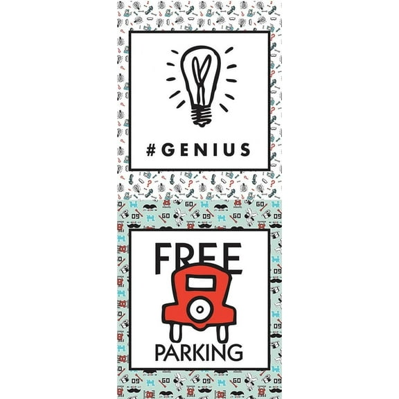 Camelot Fabrics Monopoly Genius Free Parking Panel (17"x44") 100% Cotton Fabric sold by the panel