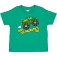 thumbnail image 3 of Inktastic Happy St. Patrick's Day monster truck with leprechaun Boys or Girls Baby T-Shirt, 3 of 5