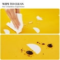 thumbnail image 4 of ZOPZO Waterproof Tablecloth for Dining Table, Yellow, 60", Semi-Circle Print, Overlock Edge, 4 of 9