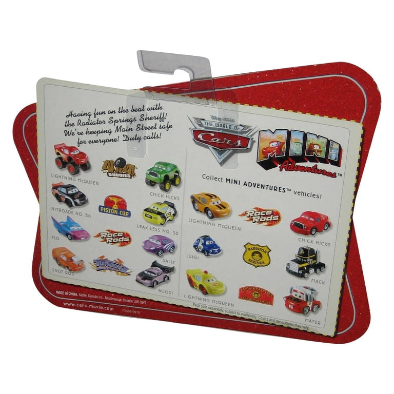 Disney Cars Mini Adventures Luigi & Mack Plastic Car, 2 Pack