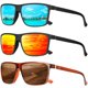 thumbnail image 1 of Gafas de sol QALLY Polarizadas para Hombre con Montura Rectangular Protección UV400, 1 of 7