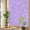 Plum Orchid, variant on Rainbow Window Privacy Film, Purple Static Cling Decorative Window Film PVC, Geometric Vertical Striped Solid Rainbow No Glue UV Blocking Glass Covering, Removable Stained Glass Sticker 17.7''x39.3''