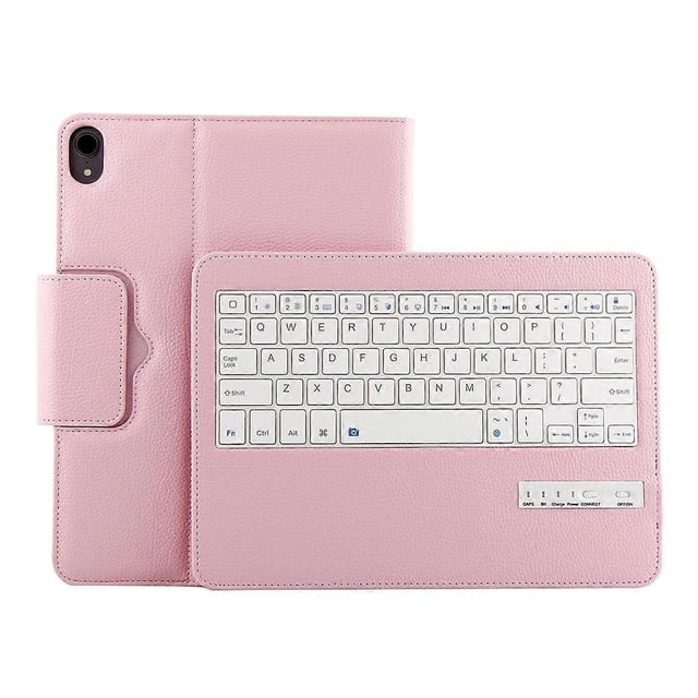 Compatible IP011 Bluetooth Keyboard + Litchi Texture Leather Case High quality Gift