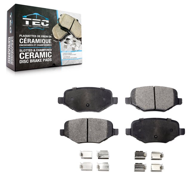 TEC Rear Ceramic Disc Brake Pads TEC-1377 for Car Ford Explorer Edge Flex Lincoln Taurus MKX Police Interceptor Utility MKS MKT