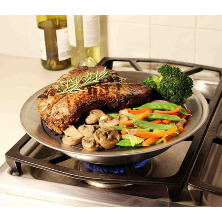 Grill It®, The Original Stove Top Grill, Smokeless Stovetop Indoor BBQ - High Quality Stainless Steel with Double Coated Non Stick Grilling
