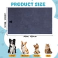 thumbnail image 2 of Toallas de microfibra para perros WOUSEDO superabsorbentes, paquete de 2, color gris, 2 of 7