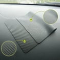 thumbnail image 5 of NUOLUX 1Pack Rectangular Black Silicone Anti-slip Dashboard for Car Use 11.8x5.7x0.08in, 5 of 8