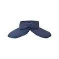 thumbnail image 4 of Simplicity Womens Sun Hat Foldable Straw Sun Visor Dark Blue, 4 of 6