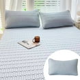Bed Pillow Covers Queen Size Rubber Pillow Cases Solid Color Pillow