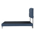 thumbnail image 3 of Box Base Cama Slim Matrimonial + Cabecera Sigma Azul, 3 of 8