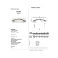 thumbnail image 2 of Alno A1476-6-BRZ Fiore 6" Cabinet Pull Bronze, 2 of 2