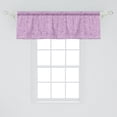 thumbnail image 2 of Ambesonne Ocean Window Valance, Marine Shells in Violet Tones, 54" X 18", Violet and Mauve, 2 of 3