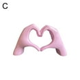 thumbnail image 6 of SharkTRUE Love Finger Modern Statue, Heart Ornaments for The Home, Heart Hands Sculpture for Bohemian Wedding Decoration, Living Room Shelf Sculpture Home Decoration for Valentines Day Gifts, 6 of 9
