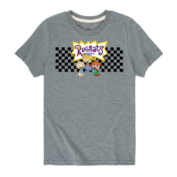 Rugrats - Checkered Group - Toddler And Youth Short Sleeve Graphic T-Shirt