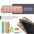 thumbnail image 6 of Ratiio Dachshund Couple Pattern Leather Pencil Case, Pencil Pouch with Durable Zipper, Compact and Stylish Organizer for Stationery, Art Supplies, Travel Essentials, 6 of 8