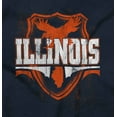 thumbnail image 2 of Illinois IL Pride Gameday Spirit Cool Men's Graphic T Shirt Tees Brisco Brands L, 2 of 4