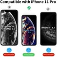 thumbnail image 2 of for iPhone 11 Pro Magnetic Case, Built in Magnets Compatible with MagSafe, Clear Hard PC Back Cover + Soft TPU Frame Slim Bumper Case for iPhone 11 Pro（5.8"）,Clear, 2 of 11