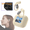 Beige, variant on Open-Ear TWS Headphones with Touch Screen Wireless MP3 Player with Micro SD Card Slot Comfort Wearing Earphone for Ear Canal Health