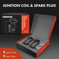 thumbnail image 2 of A-Premium Set of 4 Ignition Coil Pack and Iridium Spark Plugs Compatible with Hyundai Elantra 2015 & Kia Forte Koup 2017, 2.0L Replace# NGK9723, 2 of 8