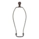thumbnail image 1 of Uxcell 1 Set 10"  Lamp Shade Harp Holder, Heavy Duty Detachable Lampshade Brackets with 1.46" Height Solid Metal Finial Shade Holder for Table and Floor Lamps, Bronze/Brown, 1 of 7
