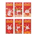 thumbnail image 1 of ziyahi Enveloppes Rouges Chine-Chic de 6 Couleurs Mélangées, 1 of 2