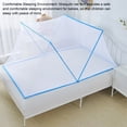 thumbnail image 4 of Infant Mosquito Tent, Mosquito Net Pop Up Tent,Portable Foldable Mosquito Net Anti-Bug Crib Cradle Baby Tent Bed,Bug Net, Canopy Outdoor,Camping Tent,Insect Screen,Ultralight,Folding Design [blue], 4 of 8