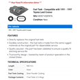 thumbnail image 2 of Fuel Tank - Compatible with 1991 - 1997 Toyota Land Cruiser - Dorman, 2 of 2