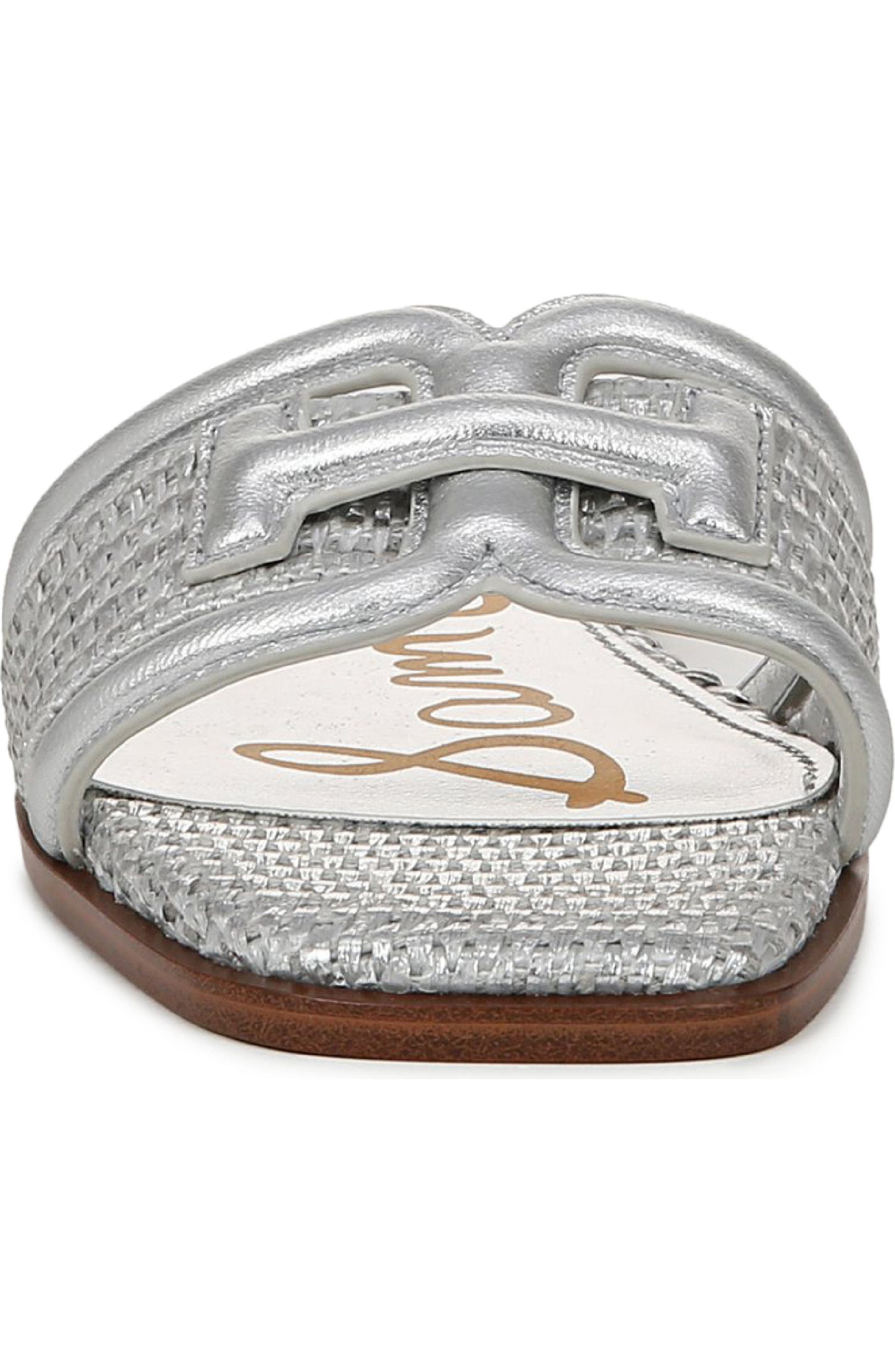 (取寄) サムエデルマン レディース イリーナ Sam Edelman women Irina Silver Raffia Sam Edelman Women's Irina Flat Sandal Silver Raffia 7.5M - Walmart.com