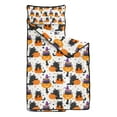 thumbnail image 2 of Halloween Black Cats with Pumpkins and Witch Hats Toddler Nap Mats for Kids Preschool,50"x20" Sleeping Mat Bag or Kids,Toddler Sleeping Bag,Toddler Nap Mat or Daycare, 2 of 6