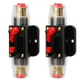 thumbnail image 3 of 12-24V Inline Circuit Breaker With Manual Reset Fuse Holder For Car Boat Audio System, 3 of 8