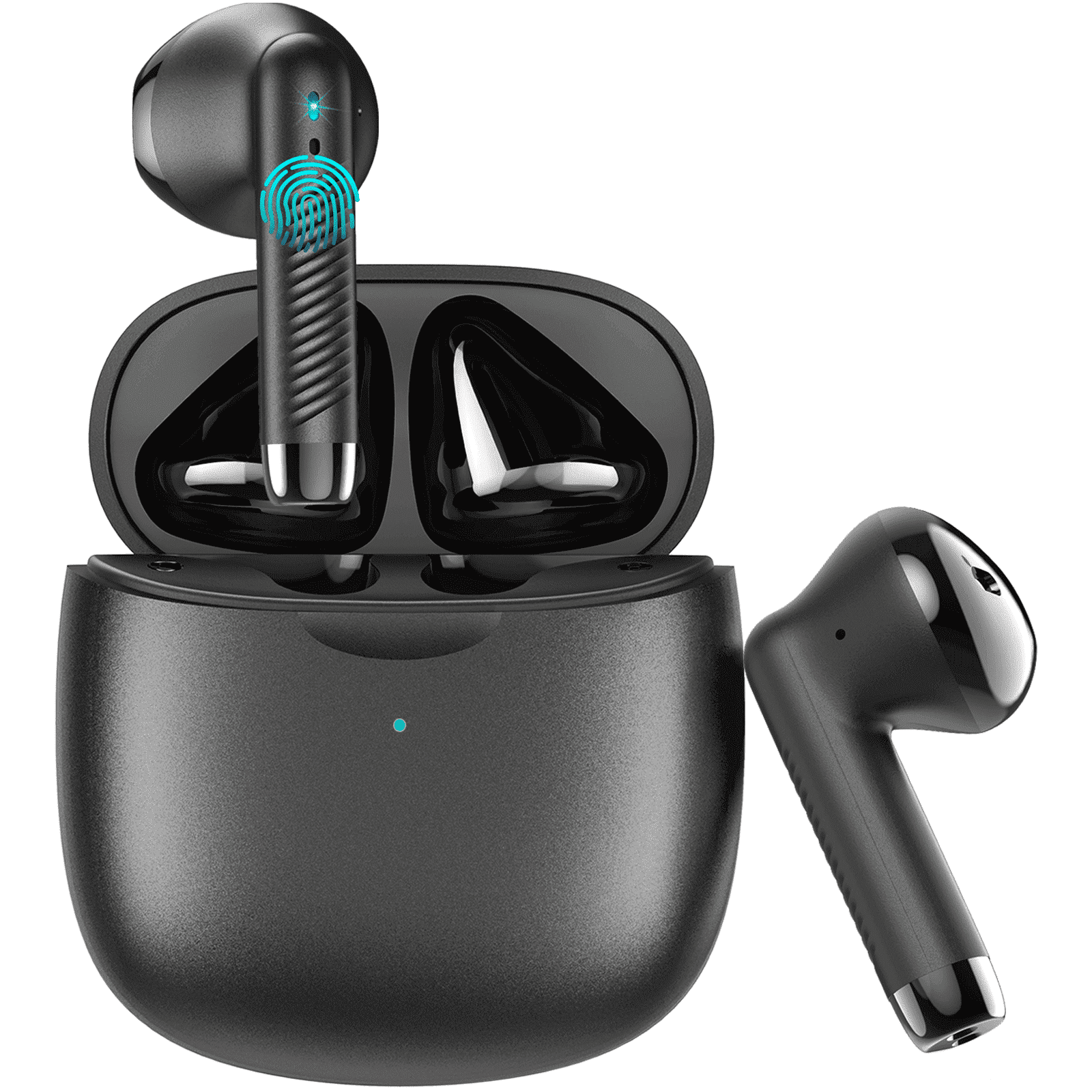 Wireless Earbuds, Bluetooth 5.4 Earbuds Stereo Bass, Bluetooth Headphones in Ear Noise Cancelling Mic, Sports Earphones IP7 Waterproof, 32H Playtime USB C Mini Charging Case Ear Buds for Android iOS