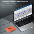 thumbnail image 4 of Cassette vers Lecteur MP3, Mini Lecteur de Bande MP3, Convertisseur MP3, Micro Intégré, Entrée Casque 3.5mm, Accessoires de Musique Électronique, 4 of 7